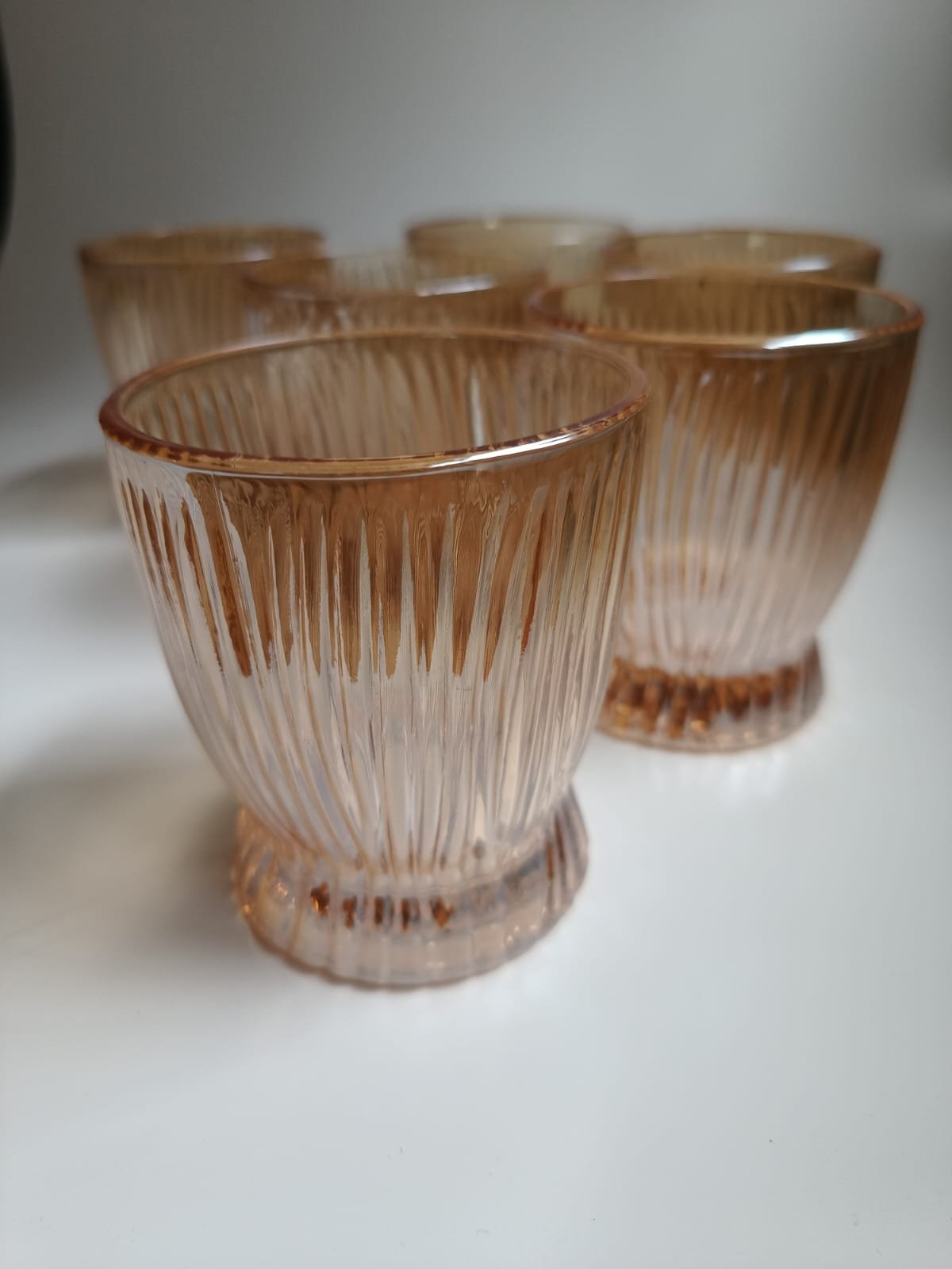 Set de vasos x 6 ambar - 280 ml